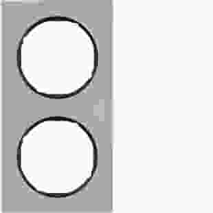 Купити Рамка 2Х нержавіюча сталь/чорний, R.3 4 132,20 грн