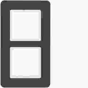 Купити Рамка 2Х пластикова антрацит, Q.7 1 002,10 грн