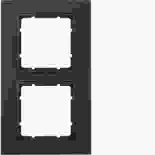 Купити Рамка 2Х пластикова кольору антрацит B.7 642,70 грн