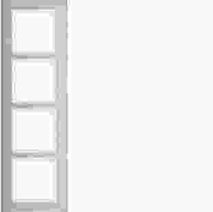 Купити Рамка 4Х вертикальна нержавіюча сталь/пол.білизна B.7 6 662,00 грн