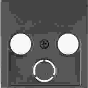 Купити Накладка для ТВ-розетки 2/3 отвори, антрацит S.1 183,30 грн