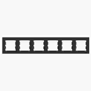 Купити Рамка 6-м, горизонтальна, антрацит, Asfora 315,20 грн