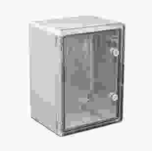 Купити Корпус пластиковий ударостійкий (щит) 300x400x220мм з прозорими дверцятами, IP65, TAKEL 1 345,10 грн