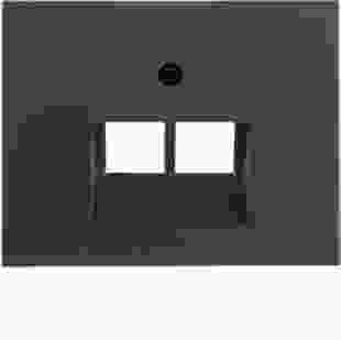 Купити Накладка для розетки UAE/E-DAT, антрацит, K.1 386,40 грн