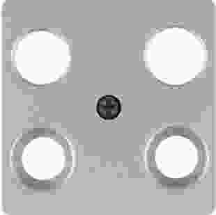 Купить Накладка для анетенной розетки 4 отверстия (симмертричная), стальной лак, K.5/ARSYS (Арт. 148304) 318,90 грн