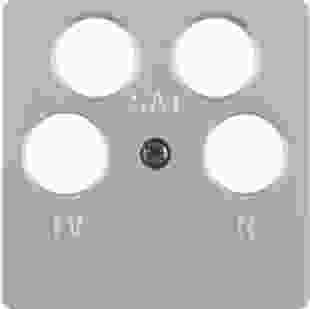 Купити Накладка для ТВ-розетки 4 отвори, сталевий лак, K.5/ARSYS 466,50 грн