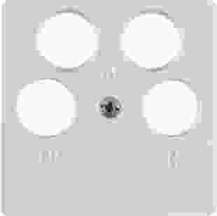 Купити Накладка для ТВ-розетки 4 отвори, алюміній S.1 14841404 391,00 грн