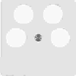 Купити Накладка для ТВ-розетки 4 отвори, пол.білизна-matt S.1 174,40 грн