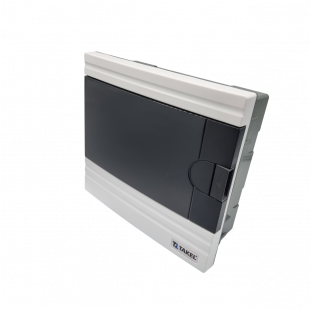 Купити Щиток внутрішній FF-WB на 9 модулів, білий, чорні дверцята, IP 40, TAKEL 293,00 грн