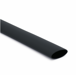 Купити Термоусаджувальна трубка з клеєвим шаром HTG 3:1 25,4/8,5, 1 метр, чорний LEE 66,60 грн