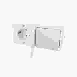 Купити Комбінація розетки з заземленням та універсального вимикача біла HERMETICA 16А/230В 218,79 грн