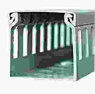 Короб перфорований B 60x80 T (ПВХ, Ш60xВ80, 2м)