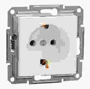 Купити Розетка з заземленням, білий, Asfora, без рамки 99,20 грн