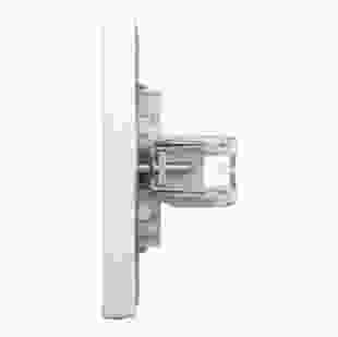 Купити Розетка комп'ютерна + телефонна біла, Asfora 801,40 грн