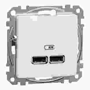 Купити Розетка USB тип A+A 2,1 A, біла Sedna Design 1 728,60 грн