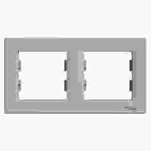 Купити Рамка 2-м, горизонтальна, бронза, Asfora 114,50 грн