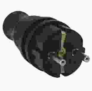 Купити Вилка каучукова пряма KEF 2Р+РЕ 16А IP44 чорна Bylion , TAKEL 44,00 грн