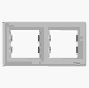 Купити Рамка 2-м, горизонтальна, алюміній, Asfora 139,80 грн