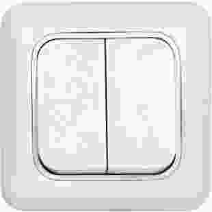 Купити Вимикач двохклавішний, 10А, 250В