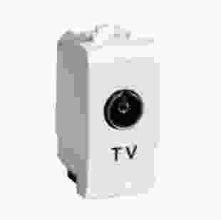 Купить TV розетка с опором, согласительного сопротивления (универсальная), белая RAL 9010, 1 мод. (Арт. 76721B-DKC) 275,40 грн