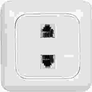 Купити Розетка телефонна подвійна 68,80 грн