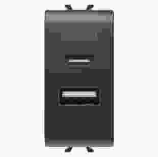 Купити Розетка 2хUSB Chorusmart A+C TYPE 5V 3A 1M чорний GEWISS 1 833,70 грн