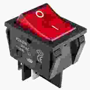 Купити Перемикач клавішний КП-2и 220В 20А, червоний, TAKEL 40,00 грн