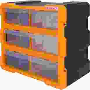 Купити Органайзер пластиковий, e.toolbox.pro.20, 6-секційний 267х157х262мм 935,20 грн