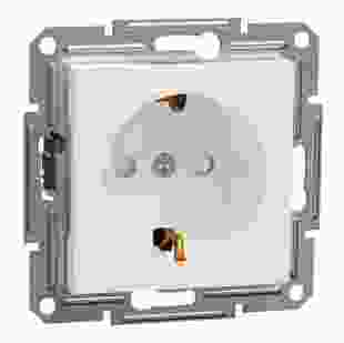 Купити Розетка з заземленням та шторками, білий Asfora, без рамки 113,00 грн