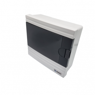 Купити Щиток зовнішній SF-WB на 9 модулів, білий, чорні дверцята, IP 40, TAKEL 293,00 грн