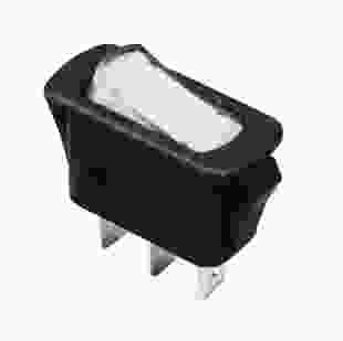 KCD3-101N-12 W/B 220V Переключатель, 1 клавиша, белый с подсветкой TNSy