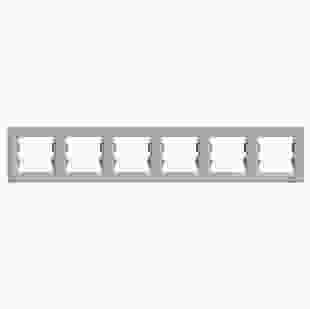 Купити Рамка 6-м, горизонтальна, алюміній, Asfora 287,80 грн