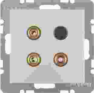 Купити Мультимедійна розетка: тюльпан/S-відео, алюміній S.1 3 164,40 грн