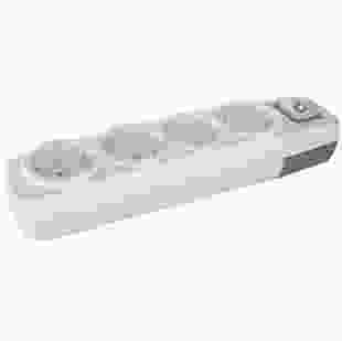 Купити Колодка e.t.es.4.z.s 4 гнізда, з з/к, з вимикачем 287,90 грн