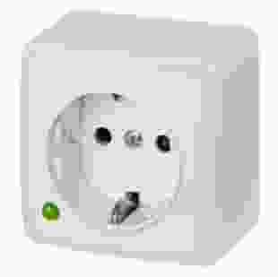 Купить Розетка 1-ая белая c з/к BERG, IP20 (Арт. 3737-00) 64,70 грн