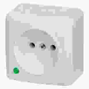 Купить Розетка 1-ая белая без з/к BERG, IP20 (Арт. 3740-00) 51,10 грн