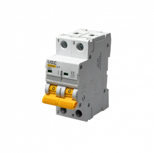 Купити Модульный автоматичний вимикач SB-M8 2P 04A хар-ка C 4,5кA UEC 164,30 грн