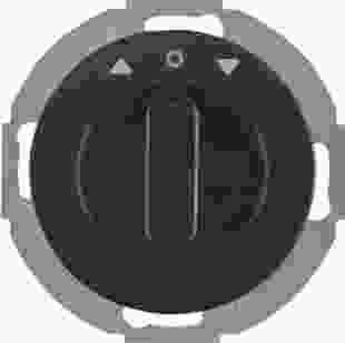 Купити Перемикач 2-пол. поворотний для жалюзі, 10А/230В, чорна, R.Classic 1 345,70 грн