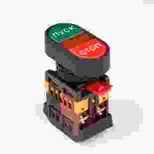 Купити Кнопка управління подвійна з підсвічуванням (старт/стоп) APВВ-22N "Пуск-Стоп", TAKEL 92,60 грн