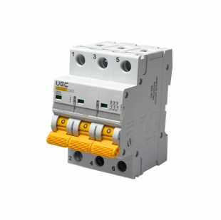 Купити Модульний автоматичний вимикач SB-M8 3P 63A хар-ка C 4,5кA UEC 246,80 грн
