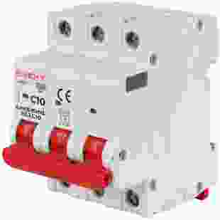 Купити Модульний автоматичний вимикач e.mcb.stand.60.3.C10, 3р, 10А, C, 6кА 221,70 грн