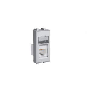 Купить Компьютерная розетка RJ-45, категория 5е, "закаленная сталь", 1 модуль (Арт. 4404461-DKC) 222,70 грн