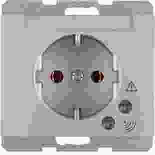 Купити Розетка з з/к, зах.від перенапр., поле д/надпису, сталевий лак, 16А/250В K.5 7 827,80 грн