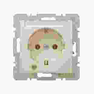 Купити Розетка з з/к, контр.лампа, поле д/надпису, біла, 16А/250В S.1 906,50 грн