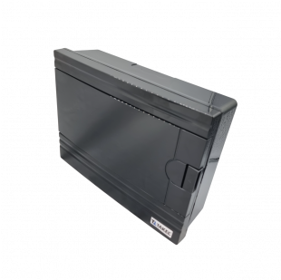 Купити Щиток зовнішній SF-BB на 12 модулів, чорний, чорні дверцята, IP 40, TAKEL 376,30 грн