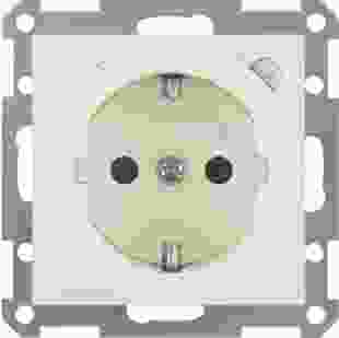 Купити Розетка з з/к з ПЗВ з зах.контактів, біла, 16А/250В S.1 7 439,20 грн