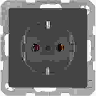 Купити Розетка з з/к, 16А/250В, антрацит, Q.x 393,10 грн