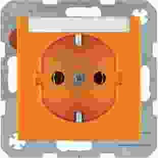 Купити Розетка з з/к з полем д/надпису, помаранчова-matt, 16А/250В S.1 583,10 грн
