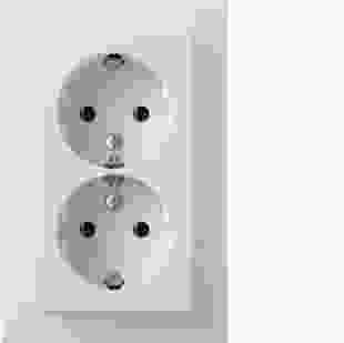 Купити Розетка з з/к 2X цільна, пол.білизна-matt, 16А/250В S.1 658,60 грн