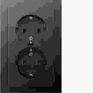 Купити Розетка з з/к 2X цільна, антрацит 16А/250В Q.3 1 283,40 грн